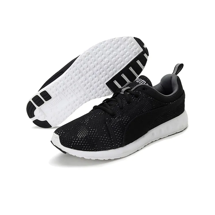 PUMA Carson Runner Camo Mesh Idp Low Running Shoes Black/White-4