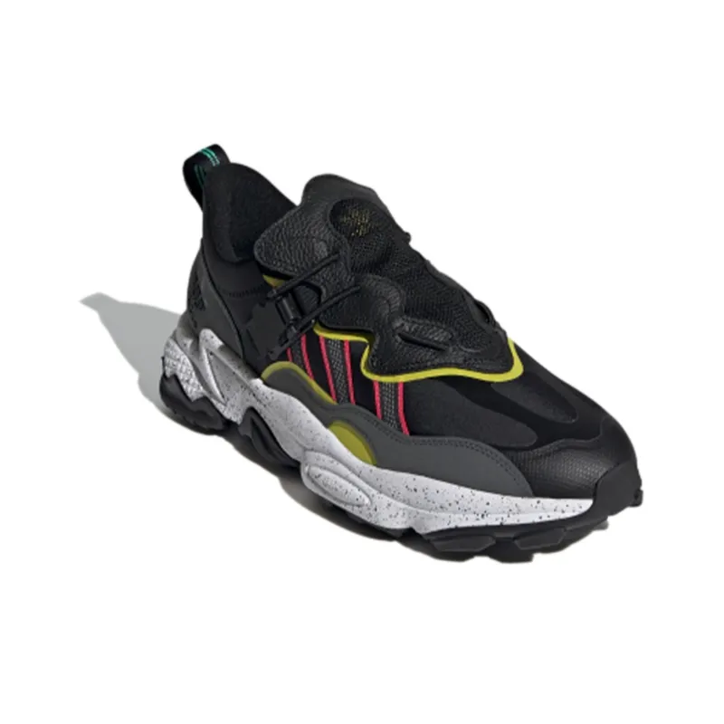 Adidas Originals Ozweego Flipshield 'Black White Yellow'-2