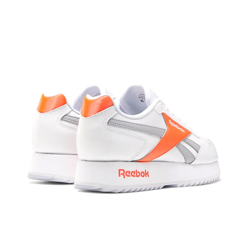 Reebok Royal Glide 'Ripple Double White Orange' Women's-4