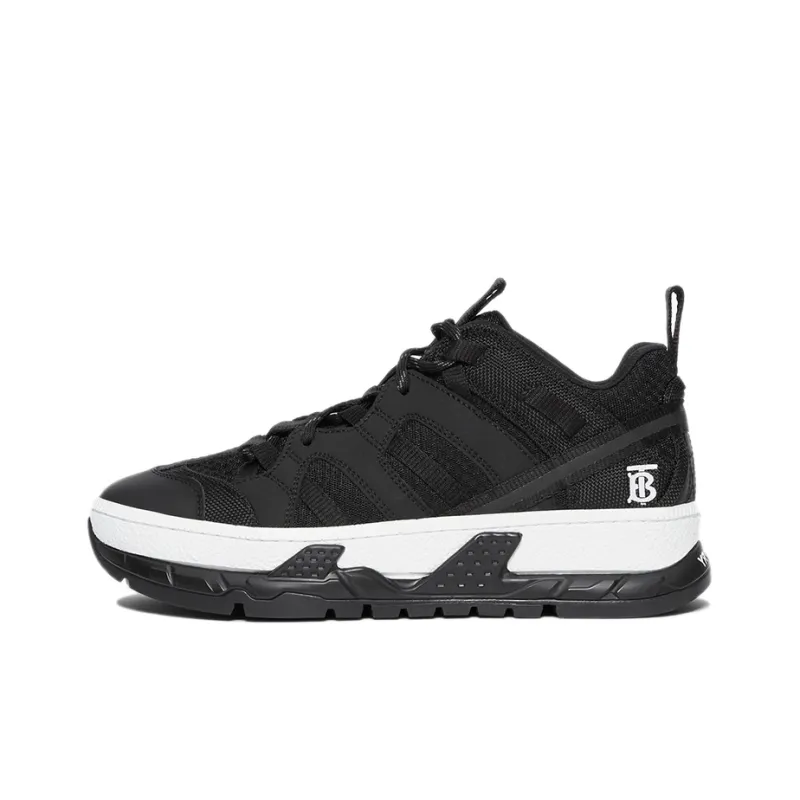 Burberry Slip-Resistant Low-Top Casual Shoes Women's Black White-0