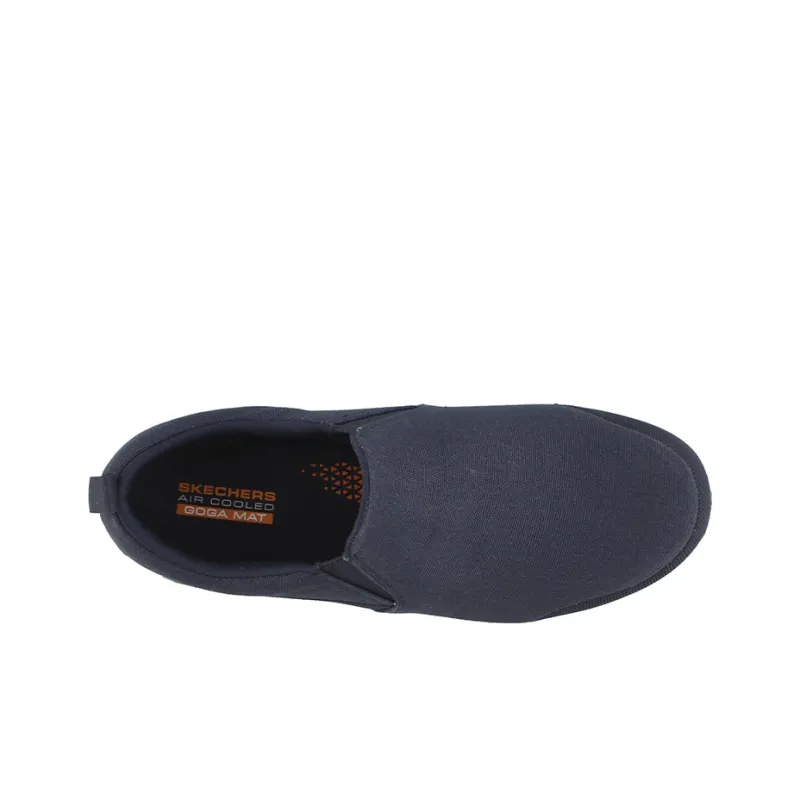 Skechers Go Walk Evolution Ultra Cushioning Breathable Coverage Low Top Casual Shoes Men's Navy-4