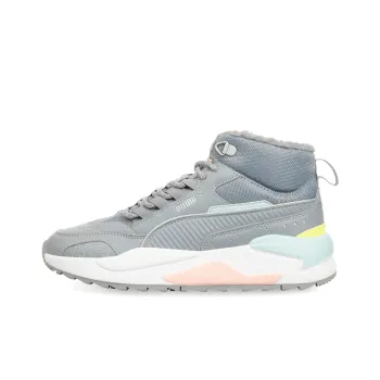 PUMA X ray 2 Square Mid Reflective White/Grey/Green Mid Running Shoes