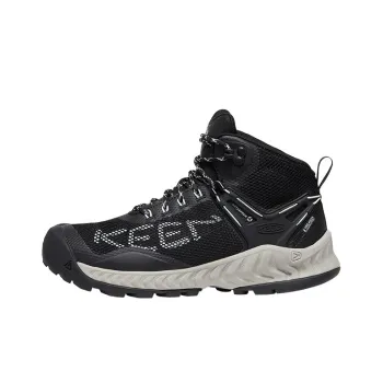 KEEN NXIS EVO MID WP Mid Top Hiking Shoes, Outdoor Shoes Women's Black