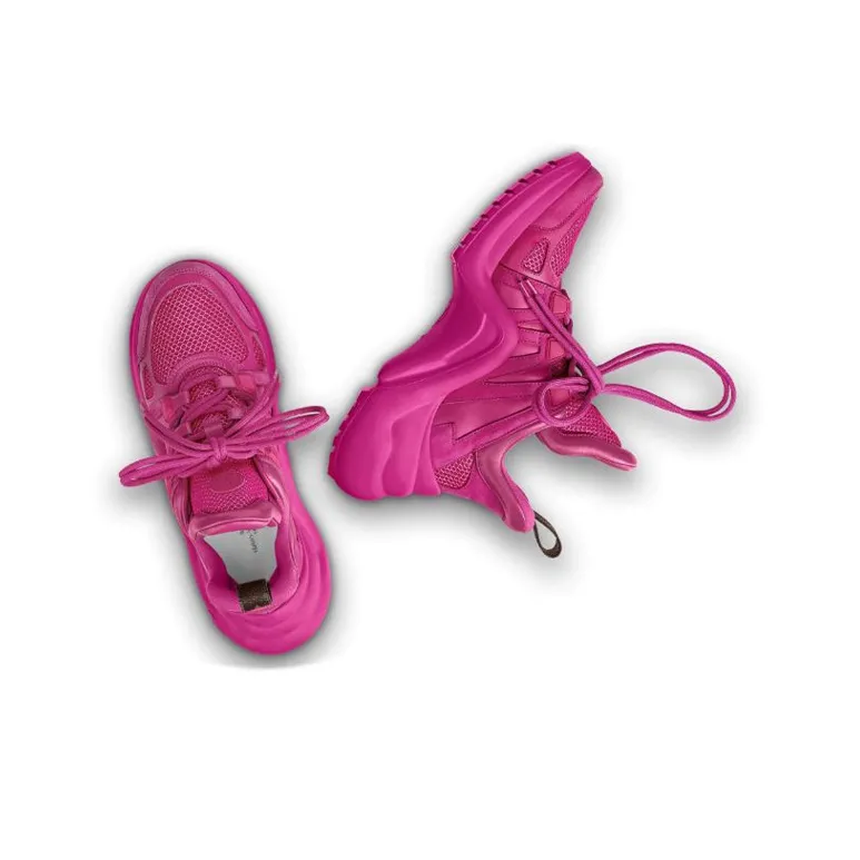 LOUIS VUITTON Arclight Trainer Rose Pop Women's-5