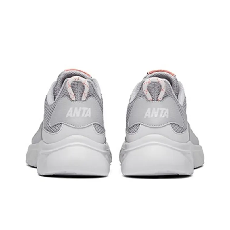 Anta Cushioning, Abrasion Resistant, Breathable, Lightweight Low Top Casual Shoes Men's Gray-4