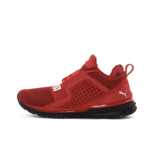 PUMA Ignite Casual Shoes Unisex Low-Top Red