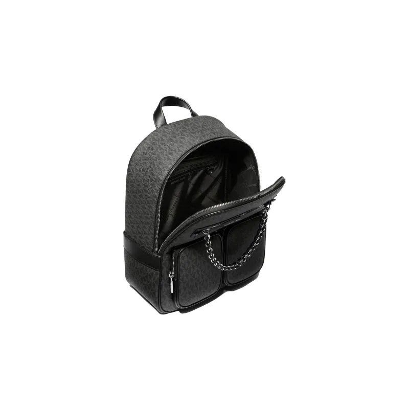 MICHAEL KORS Canvas Backpack Medium Size Women's Black-3