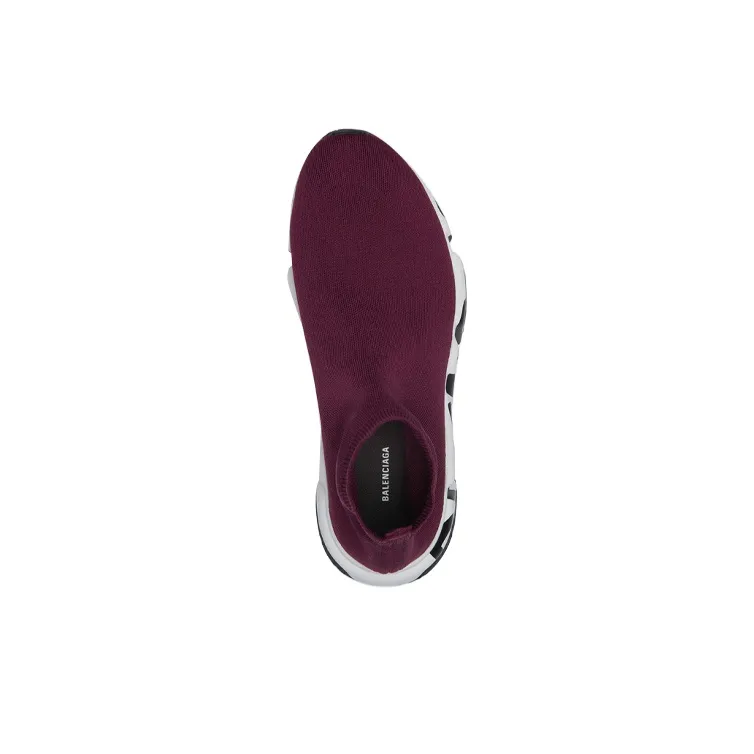 Balenciaga Speed Trainer 'Midsole Graffiti Purple' Women's-4
