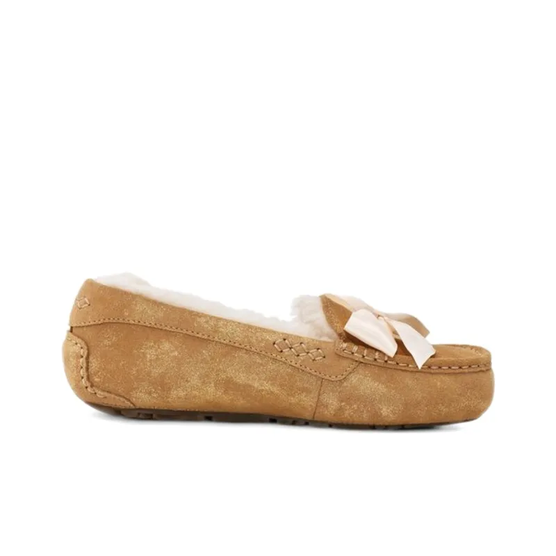 UGG Ansley Bow Glimmer 'Chestnut' Women's-1