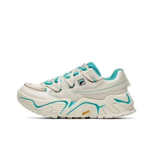 FILA FUSION Casual Shoes Women's Low-Top Foam White/Duck Green