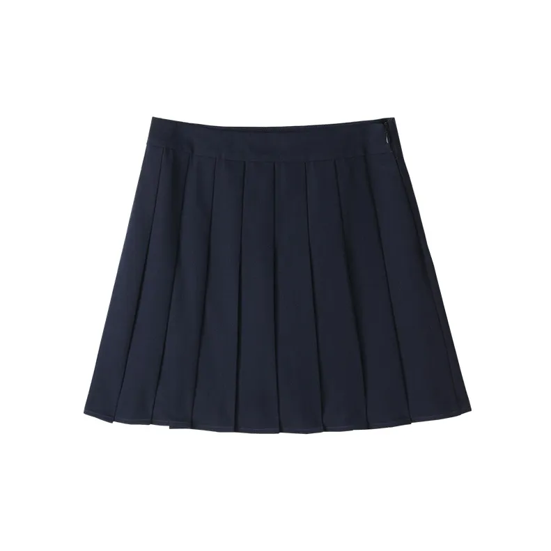 MITUAN Casual Short Skirts Women's Navy Blue-1