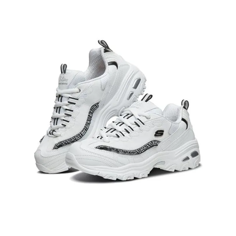 Skechers D'lites 1.0 White/Black Women's-2
