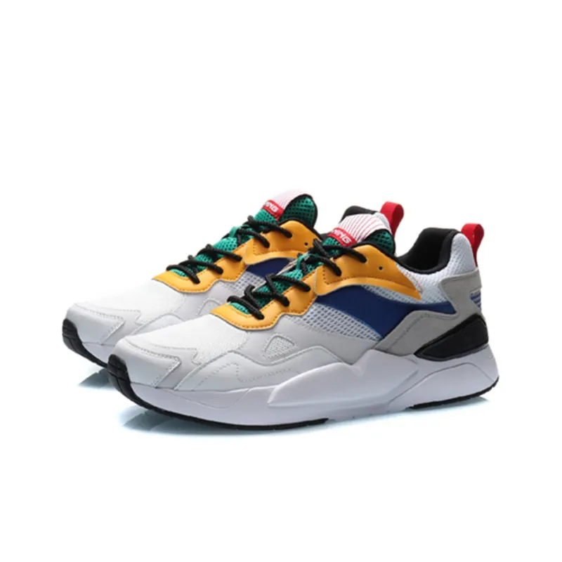 LiNing Honor 2020 Breathable Low Top Classic Casual Shoes Men's Standard White-2