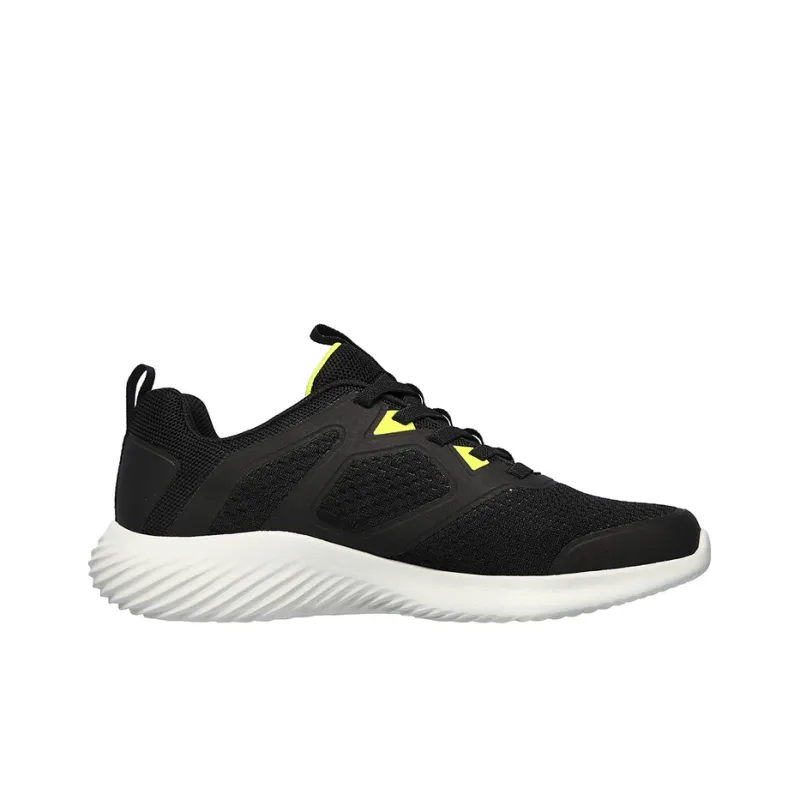 Skechers Bounder Series High Degree Low Top Casual Shoes Men's Black Yellow-1