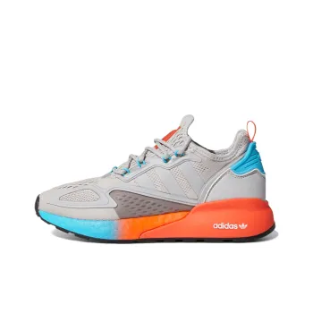 Adidas Originals Zx 2K Boost Grey Two Signal Cyan Women's