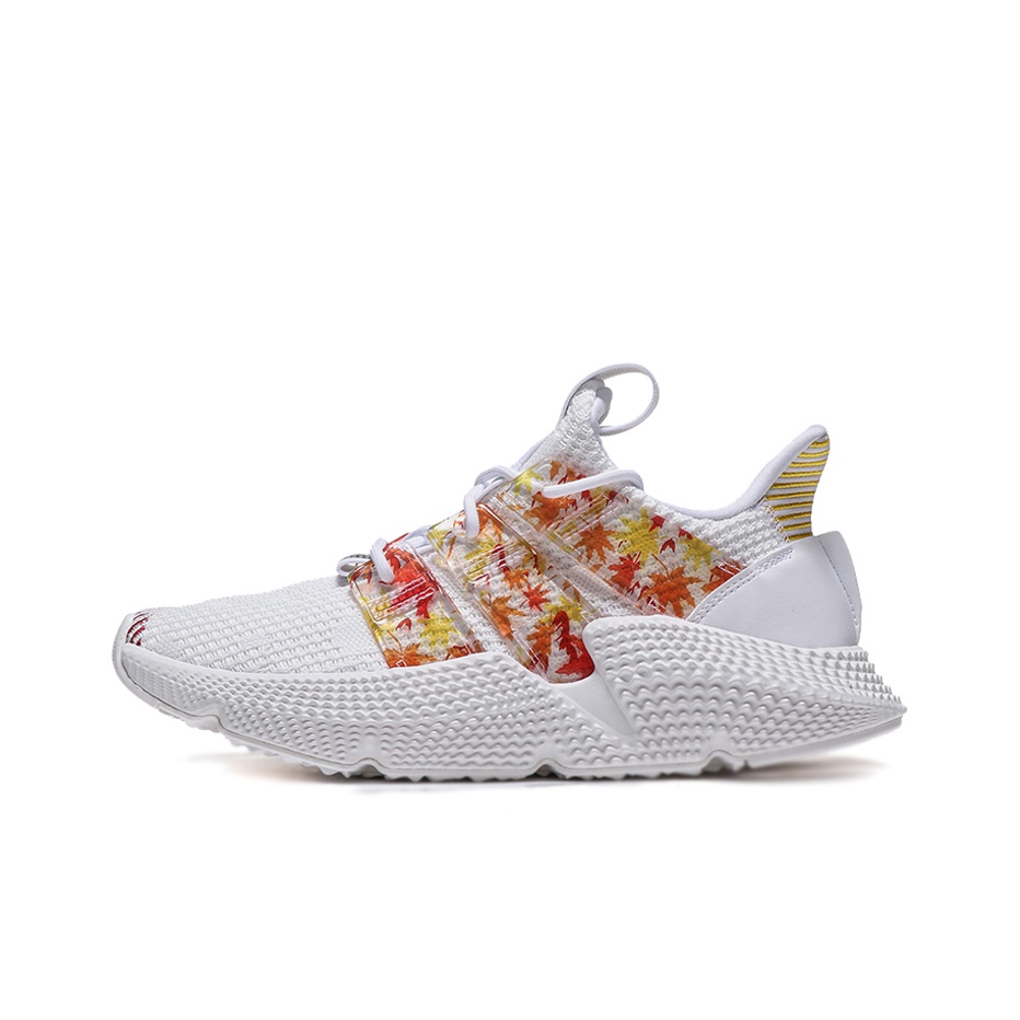 Adidas Originals PROPHERE Casual Shoes Women s Low Top White Red Yellow