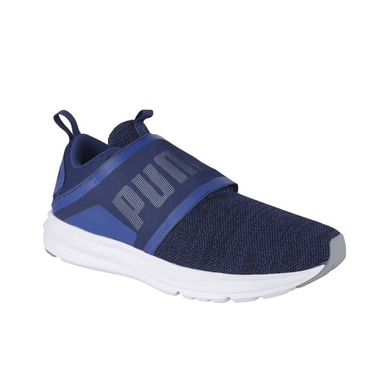 PUMA Enzo Strap Knit 'Blue White'-2