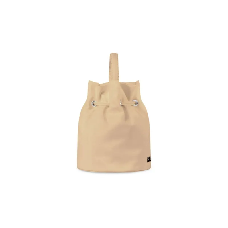 Balenciaga WHEEL Nylon Bucket Bag, Shoulder Bag, Crossbody Bag, Handbag Mini Women's Cream-1