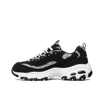 Skechers D Lites 1.0 White/Black Women's