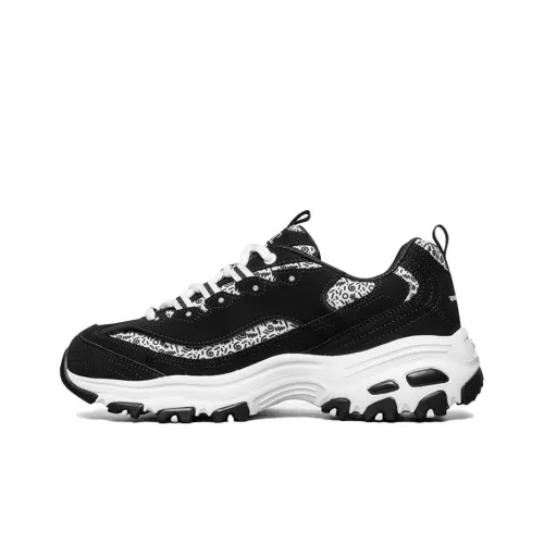 Skechers D Lites 1.0 White/Black Women's