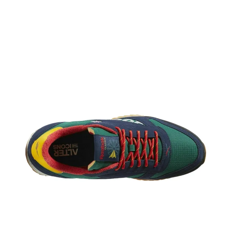Reebok Classic Leather Ripple Altered Green Red-2