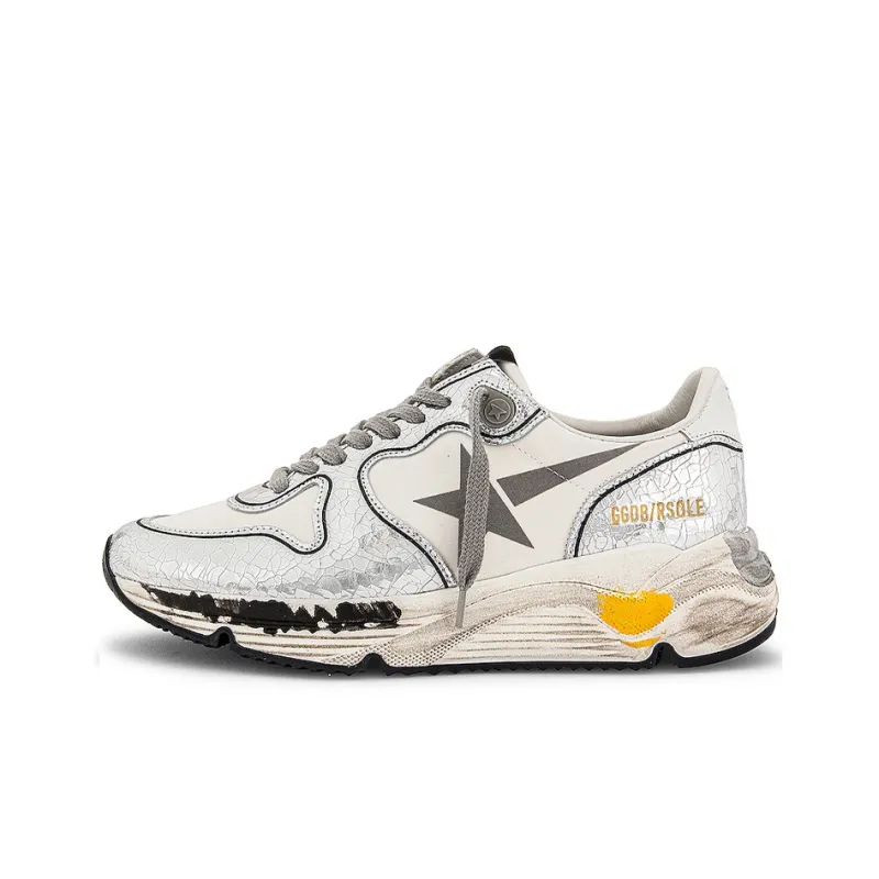 Golden Goose Running Sole Silver Women's-0