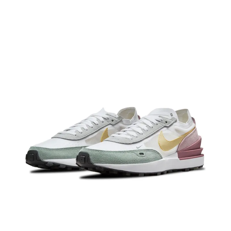 Nike Waffle One White Regal Pink Mulberry Women's-2