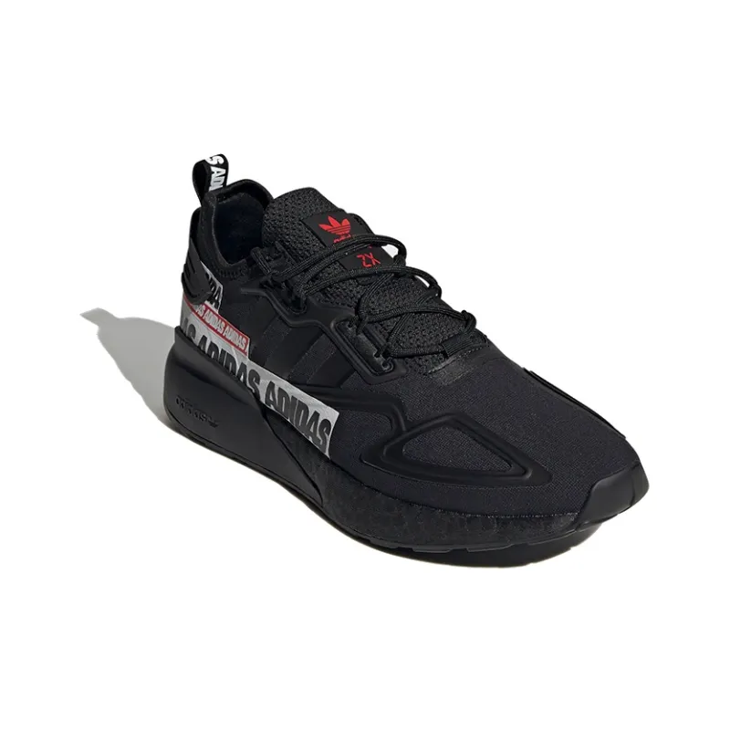 Adidas Zx 2K Boost Bold Logo Graphic Black-2