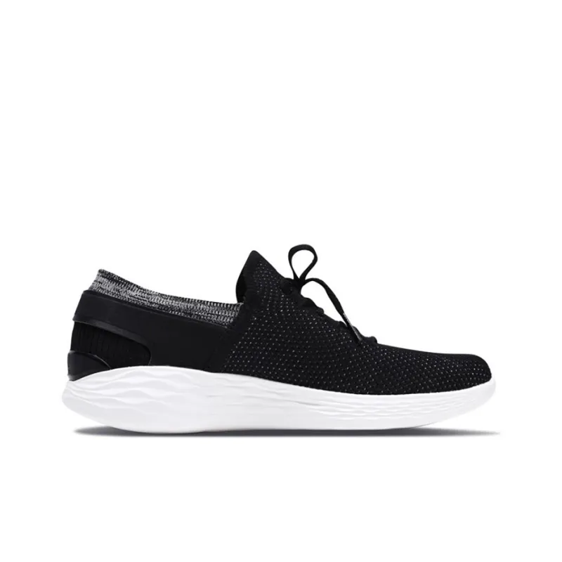 Skechers You Running Shoes Black/White Women's-1