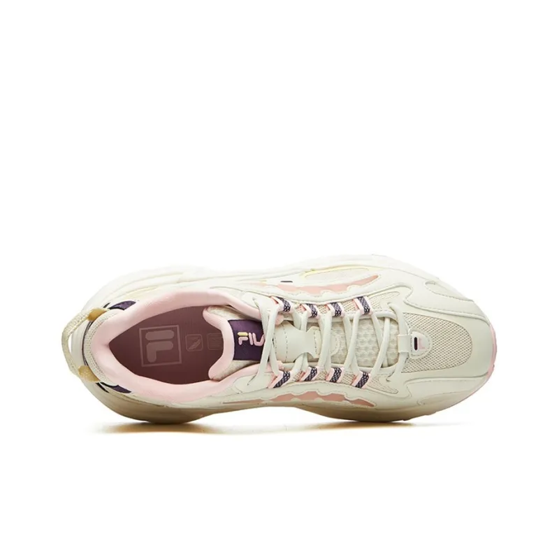 FILA FUSION Shoes 'White Cream Pink' Women's-3