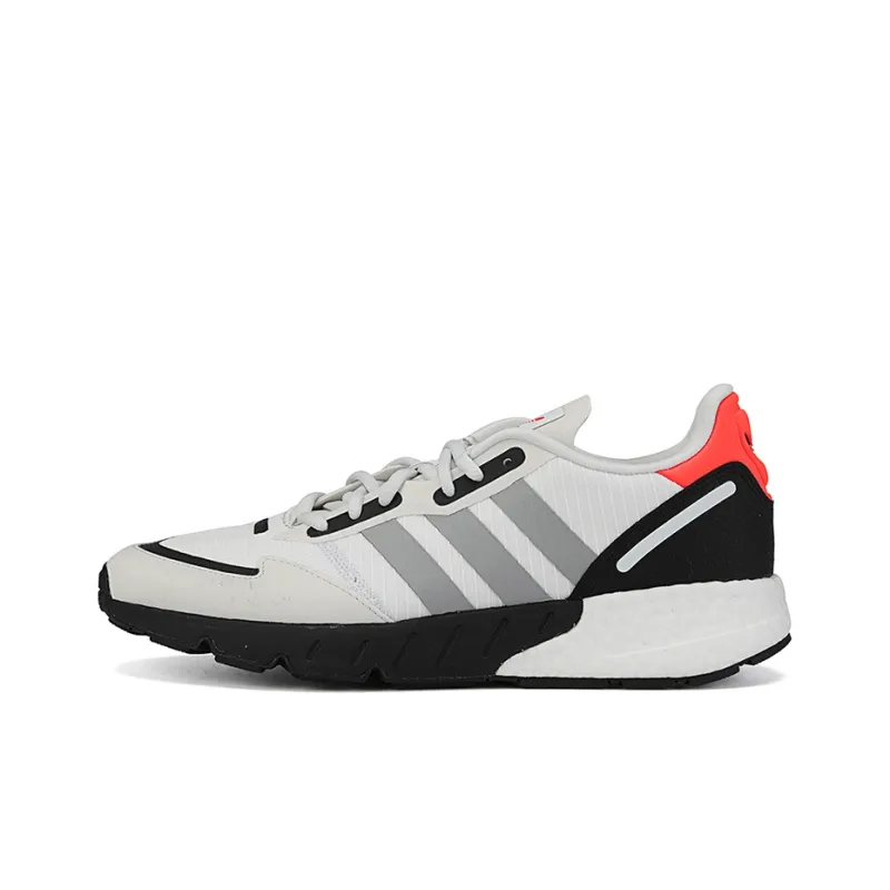 Adidas Originals Zx 1K Boost 'Crystal White Silver Metallic Black'-0
