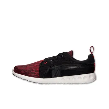PUMA Carson Runner Glitch Low-Top Casual Shoes Men's Black Red