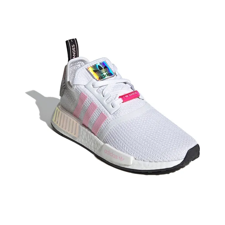 Adidas Nmd R1 White True Pink Hologram Women's-2