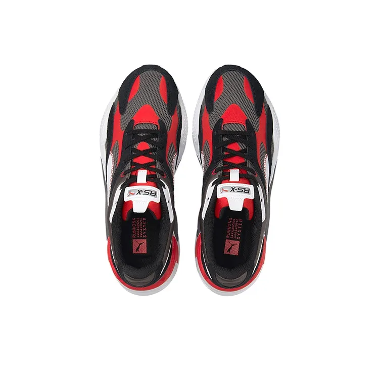 PUMA Rs x3 Twill Air Mesh 'Black White Red'-3