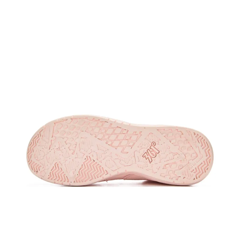 361° Slip Resistant Breathable Mid Top Sports Casual Shoes Women's Transparent Pink-3