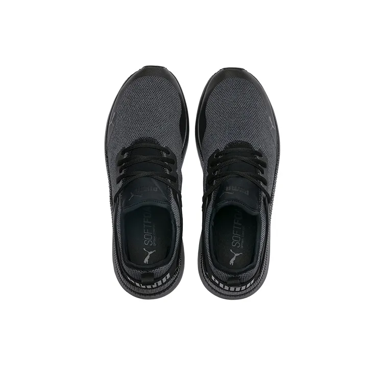PUMA Pacer Next Cage Knit Running Shoes Black/Grey Women's-2