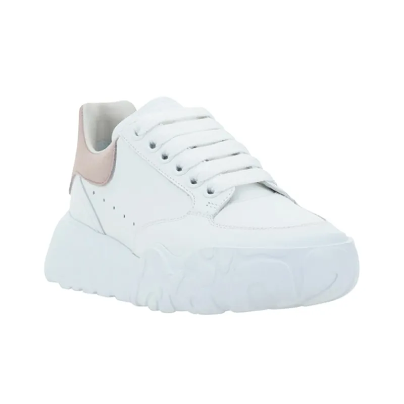 Alexander McQueen Oversized Court Trainer White Patchouli Women's-2