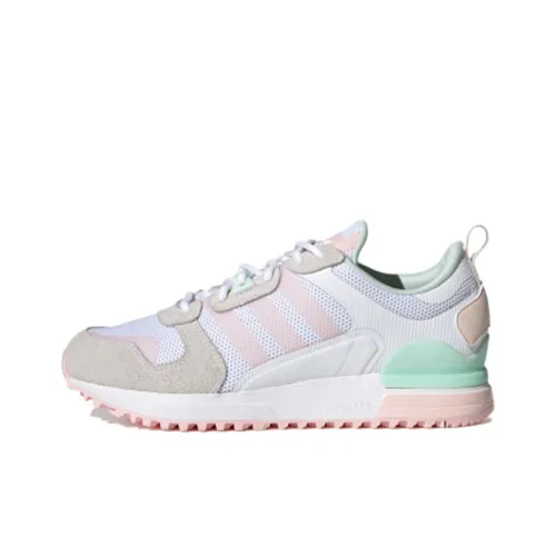 Adidas Originals ZX 700 Casual Shoes Women's Low-Top White/Gray/Blue/Pink