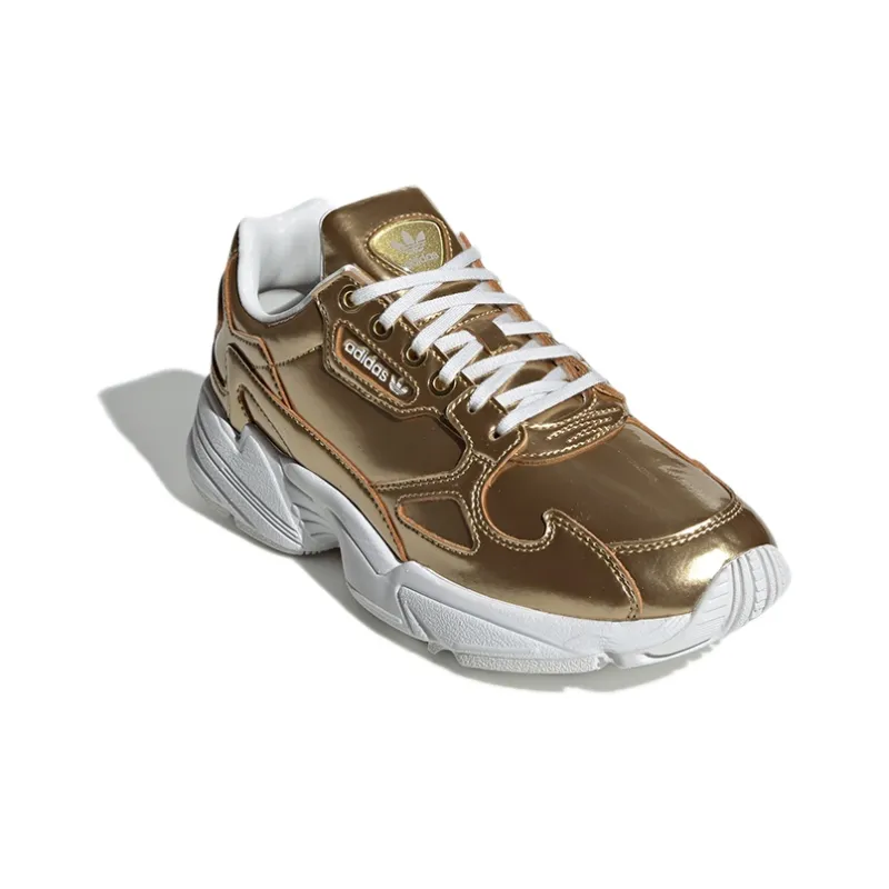 Adidas Falcon Gold Metallic Crystal White Women's-2