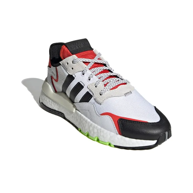Adidas Nite Jogger White Black Red-2