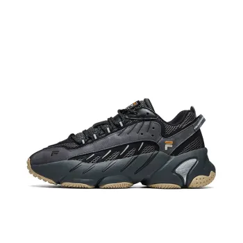 FILA FUSION Ade Casual Shoes Men Low Top Dark Gray/Black