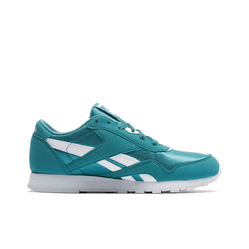 Reebok Classic Nylon Casual Shoes Women's Low-Top Blue-1