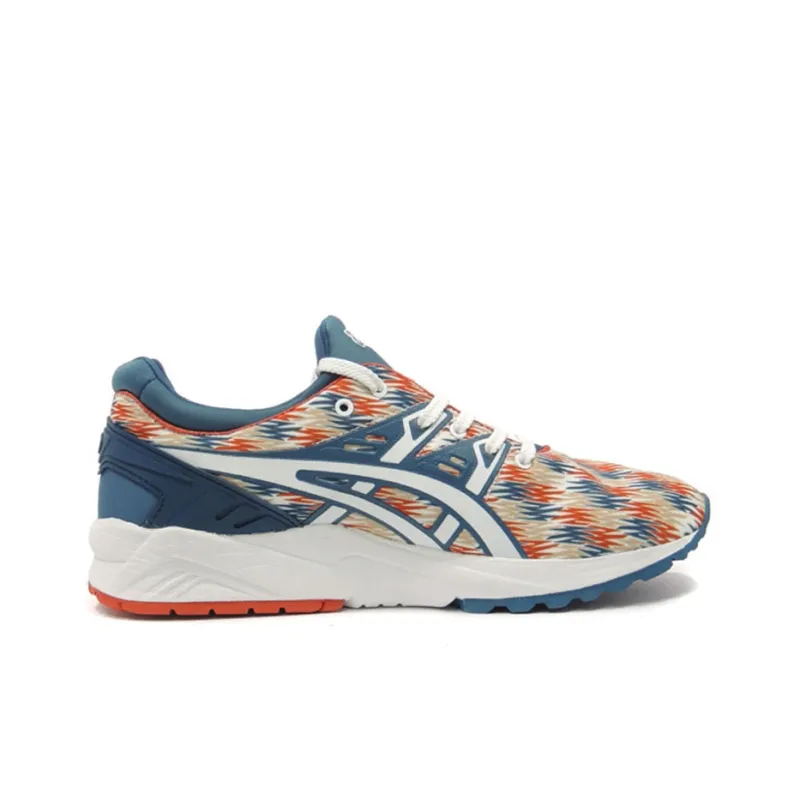 Asics Gel-Kayano Trainer Evo Wear-Resistant Low-Top Casual Shoes Unisex Blue Orange-1
