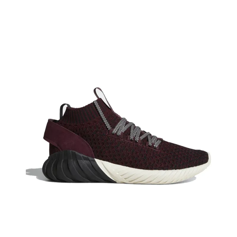 Adidas Tubular Doom Sock Maroon-1