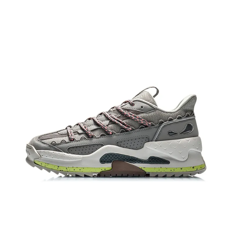 LiNing CF Slip Resistant Breathable Abrasion Resistant Cushioning Low Top Casual Shoes Men's-0