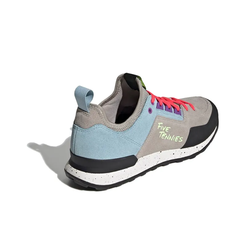 Adidas Five Ten Tennie Approach Breathable Low-Top Casual Shoes Women's Gray Black Blue-3