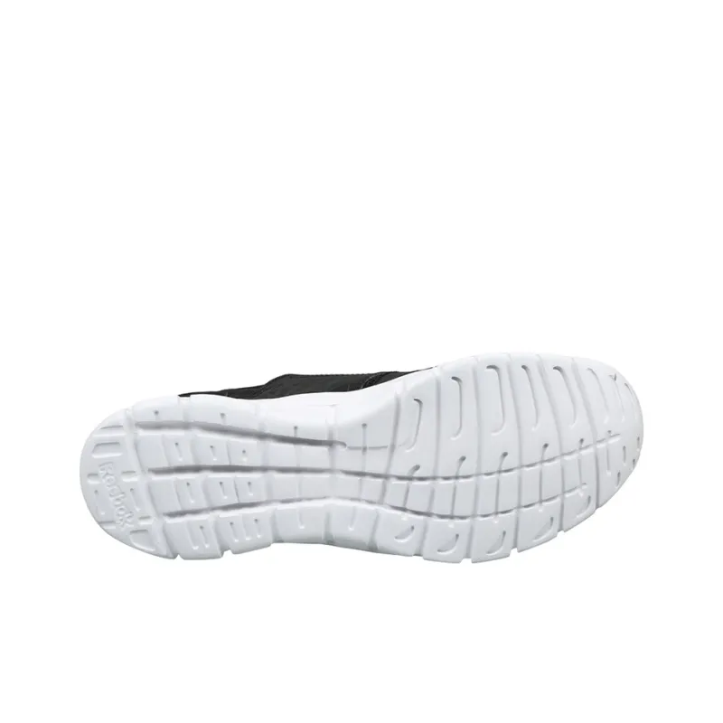 Reebok Walking Identity Slip-Ons Cushioning Anti-Slip And Wear-Resistant Low-Top Casual Shoes Men's Black Red White-5