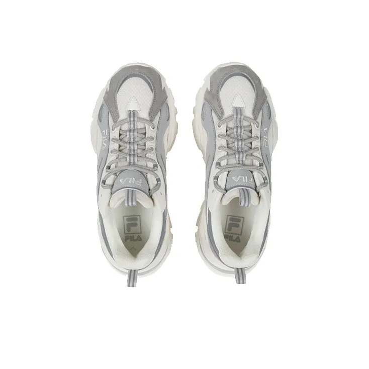 FILA File Low Top Running Shoes White/Grey-2