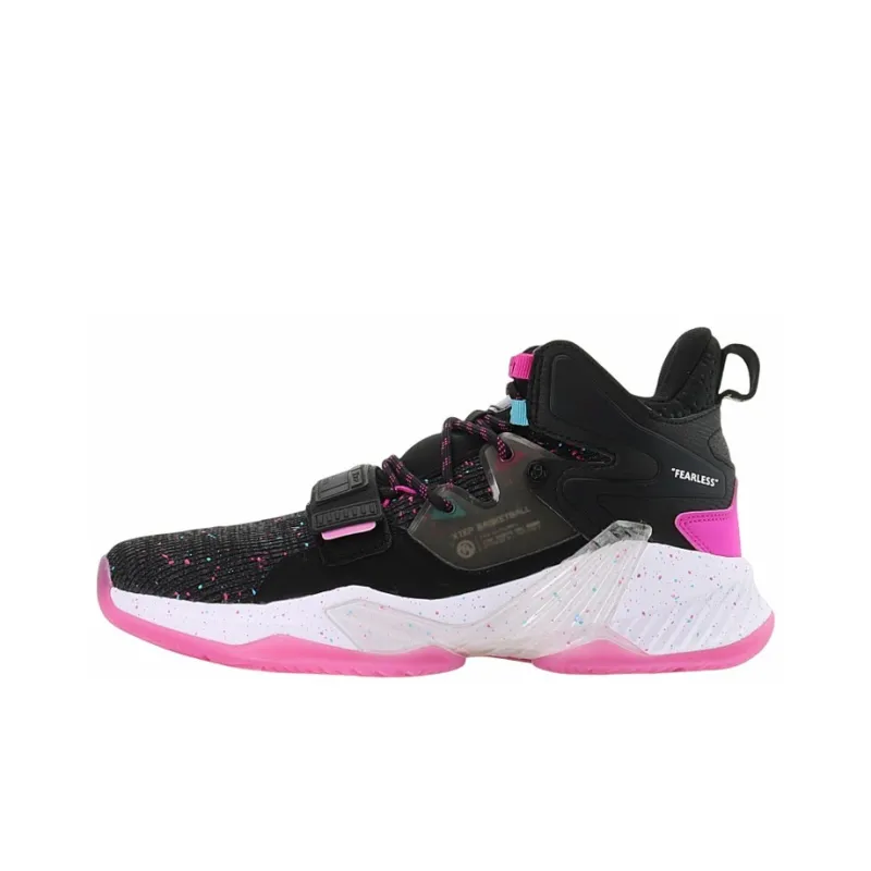 XTEP Shock Absorbers With Slip Resistant Features Mid Top Casual Shoes Men's-0