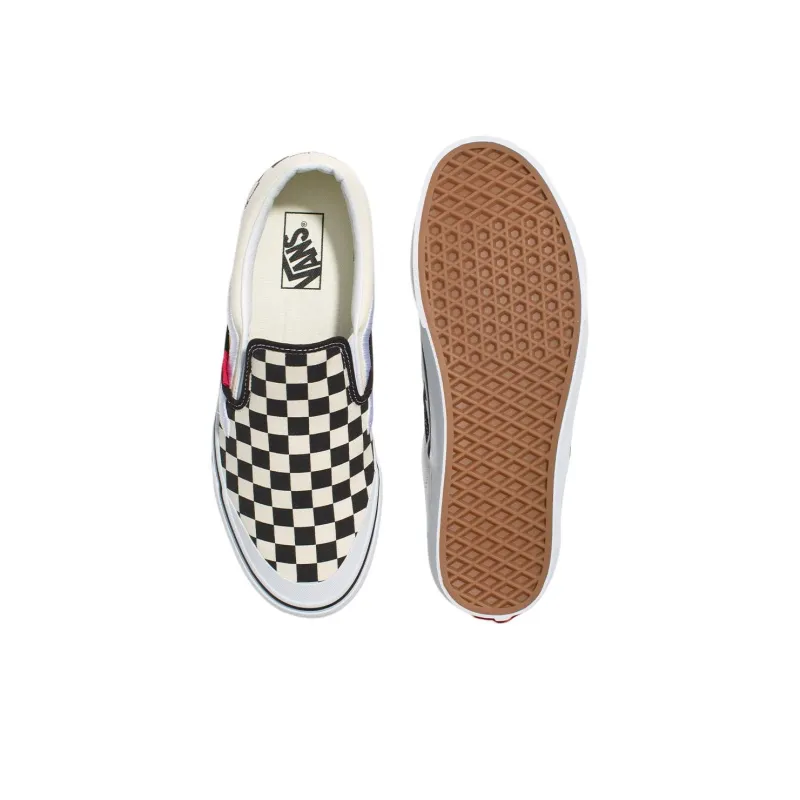Slip-On Classic Vans 138 'Sidestripe - Black Checkerboard'-3